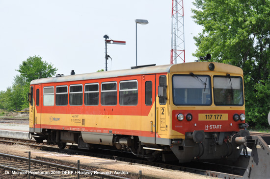 Csorna Papa Eisenbahn Ungarn Gysev