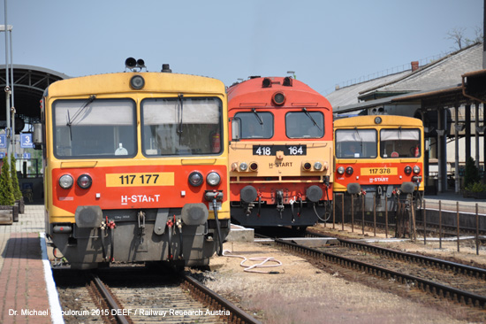 Csorna Papa Eisenbahn Ungarn Gysev