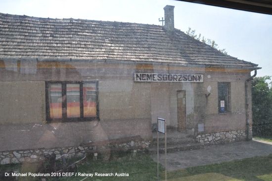Csorna Papa Eisenbahn Ungarn Gysev