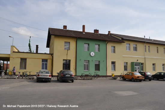 Csorna Papa Eisenbahn Ungarn Gysev