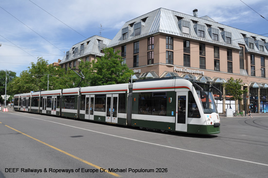 Augsburg Straßenbahn Tram AVG Bayern Schwaben Deutschland Tramway