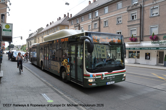Augsburg Straßenbahn Tram AVG Bayern Schwaben Deutschland Tramway Autobus MAN