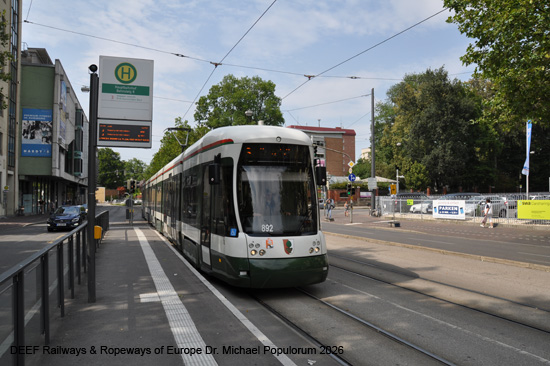 Augsburg Straßenbahn Tram AVG Bayern Schwaben Deutschland Tramway