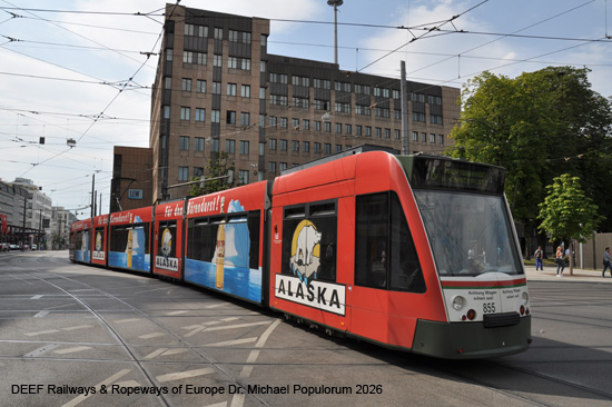 Augsburg Straßenbahn Tram AVG Bayern Schwaben Deutschland Tramway