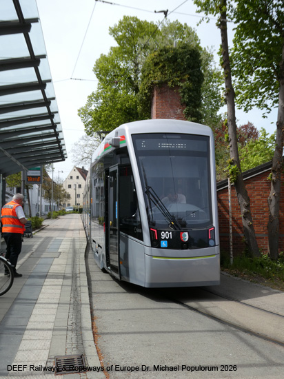 Augsburg Straßenbahn Tram AVG Bayern Schwaben Deutschland Tramway