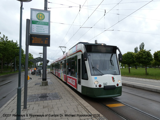 Augsburg Straßenbahn Tram AVG Bayern Schwaben Deutschland Tramway