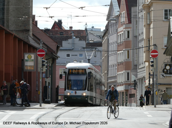 Augsburg Straßenbahn Tram AVG Bayern Schwaben Deutschland Tramway