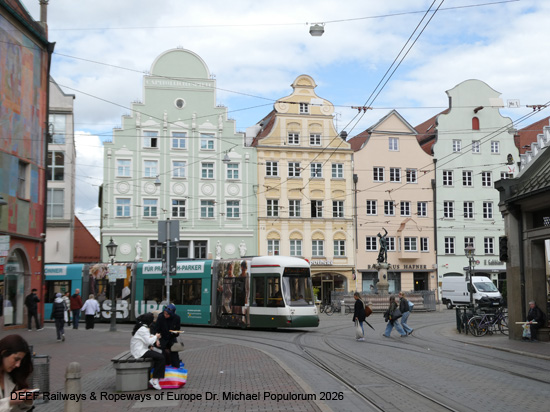 Augsburg Straßenbahn Tram AVG Bayern Schwaben Deutschland Tramway