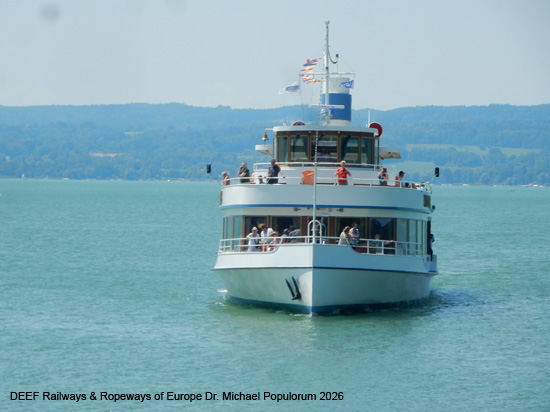 Ammersee Schifffahrt Bayerische Seenschifffahrt GmbH Bayern Deutschland