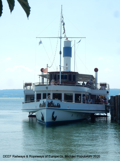 Ammersee Schifffahrt Bayerische Seenschifffahrt GmbH Bayern Deutschland