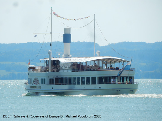 Ammersee Schifffahrt Bayerische Seenschifffahrt GmbH Bayern Deutschland