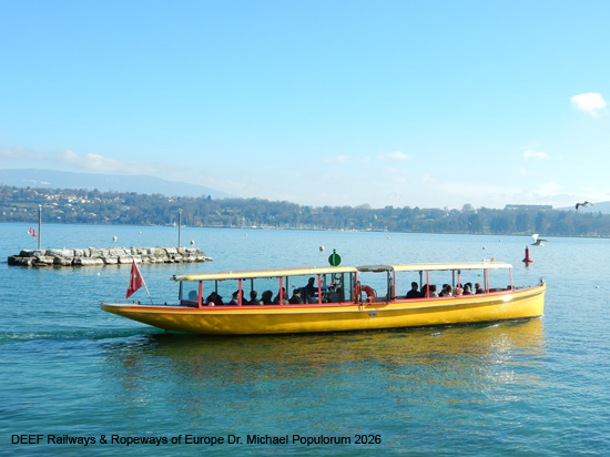 Mouettes Genevoises Schifffahrt Genf Genfersee Lac Leman Schweiz ÖPNV