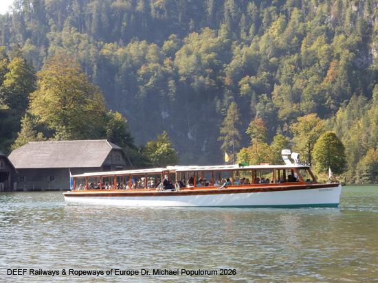 Königssee Schifffahrt Schiff Boot Berchtesgaden Bayern Deutschland