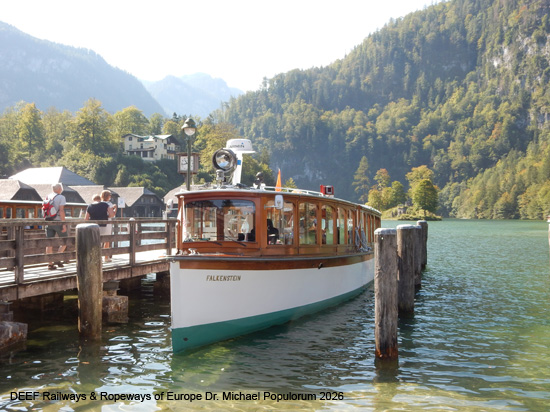 Königssee Schifffahrt Schiff Boot Berchtesgaden Bayern Deutschland