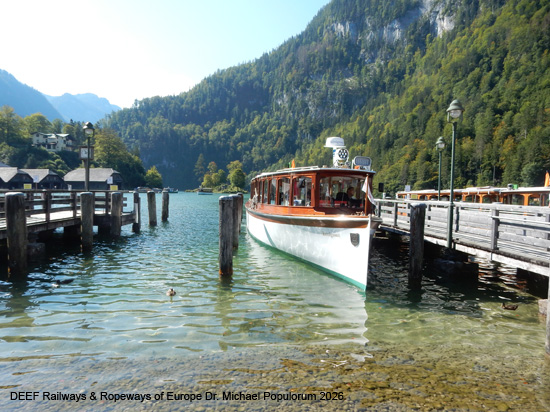Königssee Schifffahrt Schiff Boot Berchtesgaden Bayern Deutschland