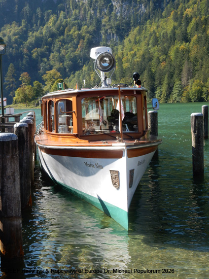 Königssee Schifffahrt Schiff Boot Berchtesgaden Bayern Deutschland
