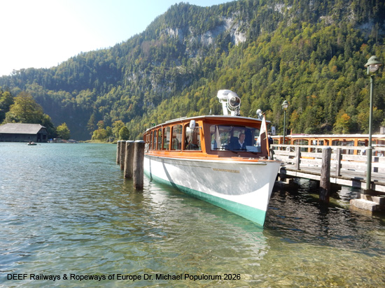 Königssee Schifffahrt Schiff Boot Berchtesgaden Bayern Deutschland