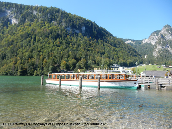 Königssee Schifffahrt Schiff Boot Berchtesgaden Bayern Deutschland