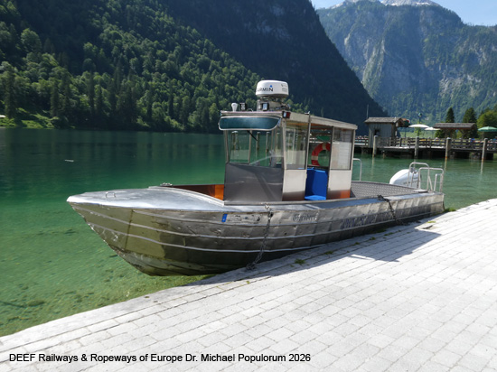 Königssee Schifffahrt Schiff Boot Berchtesgaden Bayern Deutschland