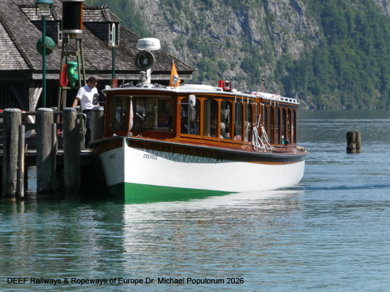 Königssee Schifffahrt Schiff Boot Berchtesgaden Bayern Deutschland