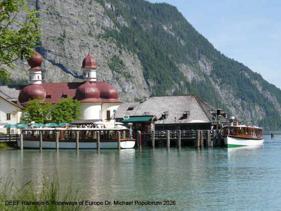 Königssee Schifffahrt Schiff Boot Berchtesgaden Bayern Deutschland