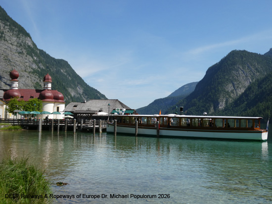 Königssee Schifffahrt Schiff Boot Berchtesgaden Bayern Deutschland