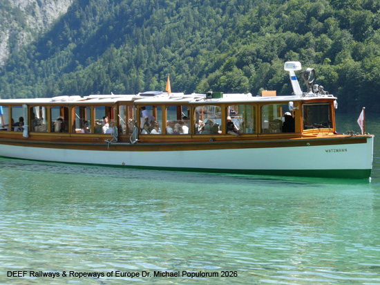 Königssee Schifffahrt Schiff Boot Berchtesgaden Bayern Deutschland