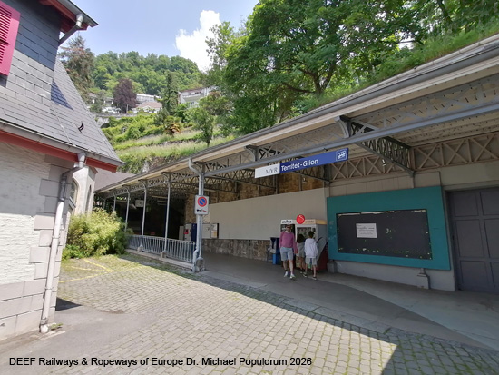 Standseilbahn Territet–Glion, Chemin de fer funiculaire Montreux Waadt Vaud Schweiz