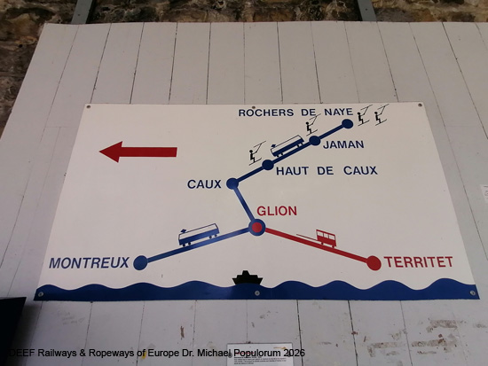 Standseilbahn Territet–Glion, Chemin de fer funiculaire Montreux Waadt Vaud Schweiz