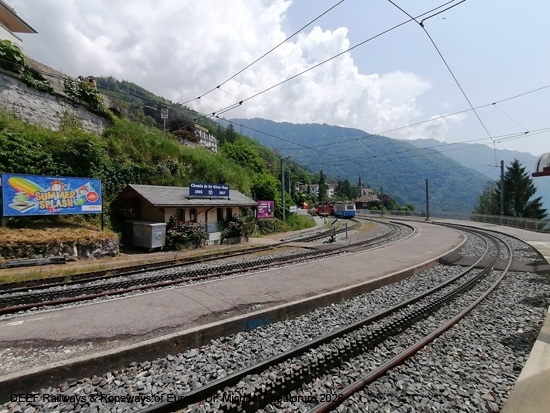 Standseilbahn Territet–Glion, Chemin de fer funiculaire Montreux Waadt Vaud Schweiz