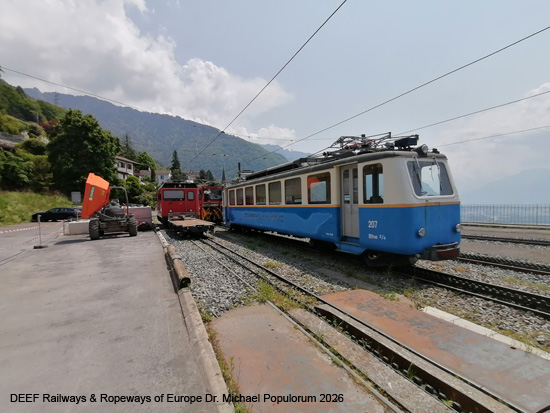 Standseilbahn Territet–Glion, Chemin de fer funiculaire Montreux Waadt Vaud Schweiz