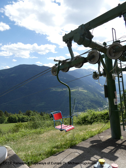 Sessellift Algund Vellau Meran Südtirol