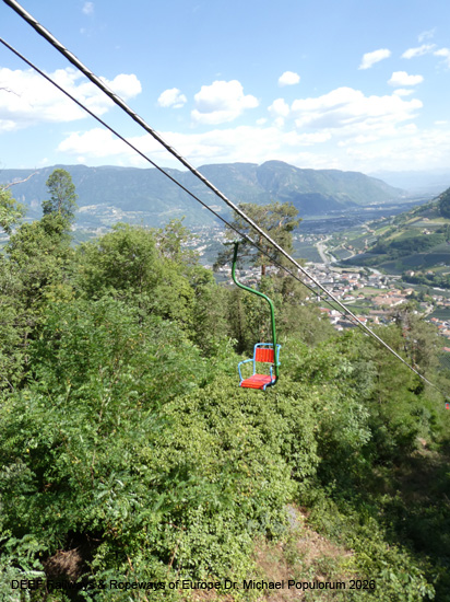 Sessellift Algund Vellau Meran Südtirol