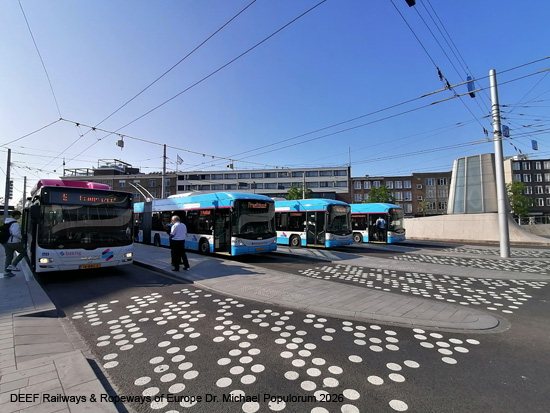 Arnheim Trolleybus Oberleitungsbus Arnhem Holland Gelderland ÖPNV