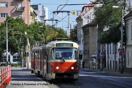 Straßenbahn Bratislava Tram Preßburg Slowakei ÖPNV