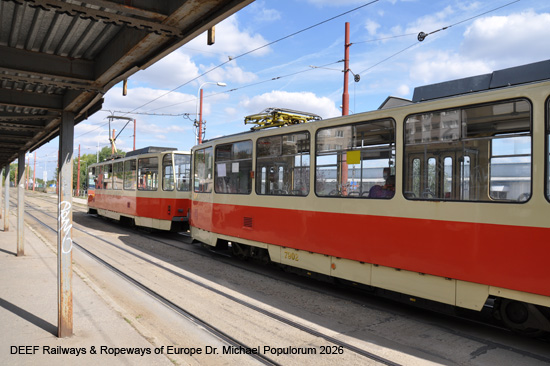 Straßenbahn Bratislava Tram Preßburg Slowakei ÖPNV