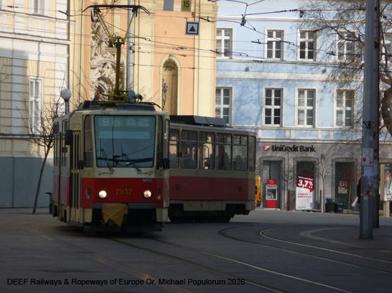 Straßenbahn Bratislava Tram Preßburg Slowakei ÖPNV