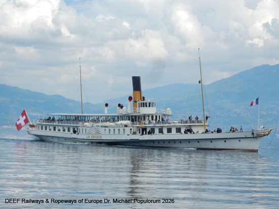 La Suisse Schiff Genfer See Lac Leman CNG