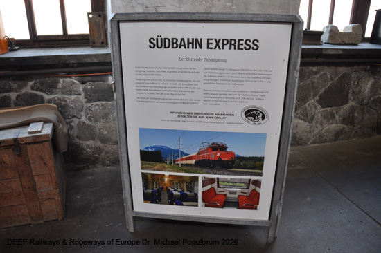 EBFL Heizhaus Lienz Eisenbahnmuseum Verkehrsmuseum Osttirol Österreich