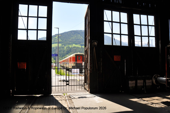 EBFL Heizhaus Lienz Eisenbahnmuseum Verkehrsmuseum Osttirol Österreich