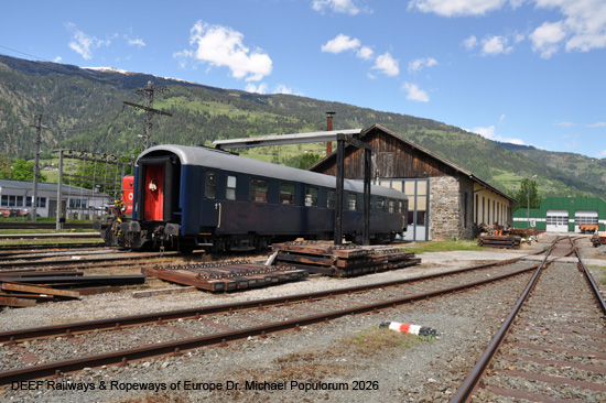 EBFL Heizhaus Lienz Eisenbahnmuseum Verkehrsmuseum Osttirol Österreich