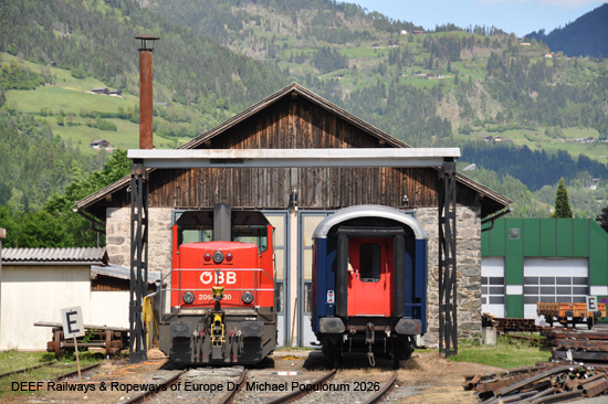 EBFL Heizhaus Lienz Eisenbahnmuseum Verkehrsmuseum Osttirol Österreich
