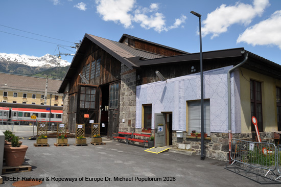 EBFL Heizhaus Lienz Eisenbahnmuseum Verkehrsmuseum Osttirol Österreich