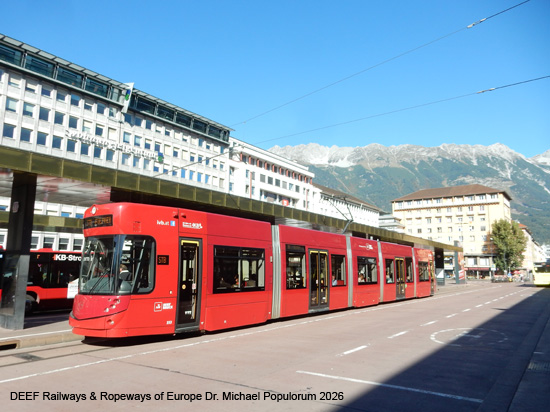 Straßenbahn Innsbruck Tramway Tram Tirol Österreich