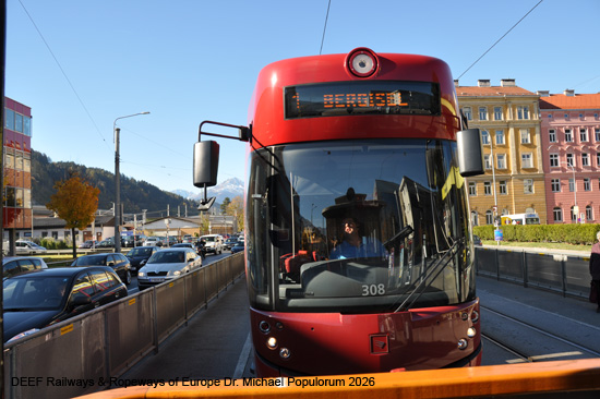 Straßenbahn Innsbruck Tramway Tram Tirol Österreich