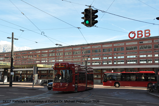 Straßenbahn Innsbruck Tramway Tram Tirol Österreich