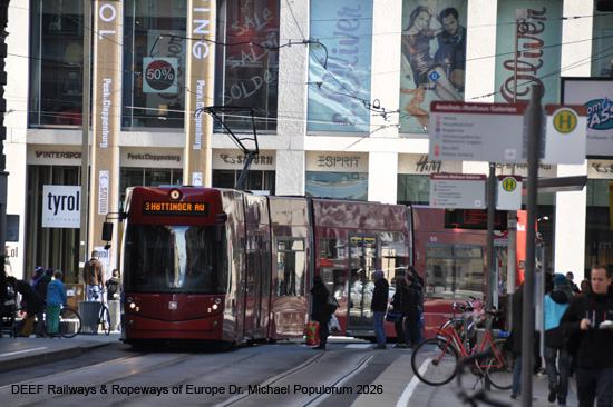 Straßenbahn Innsbruck Tramway Tram Tirol Österreich