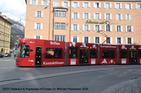 Straßenbahn Innsbruck Tramway Tram Tirol Österreich