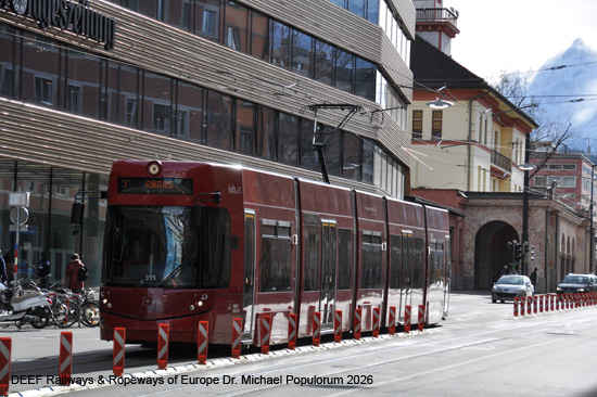 Straßenbahn Innsbruck Tramway Tram Tirol Österreich