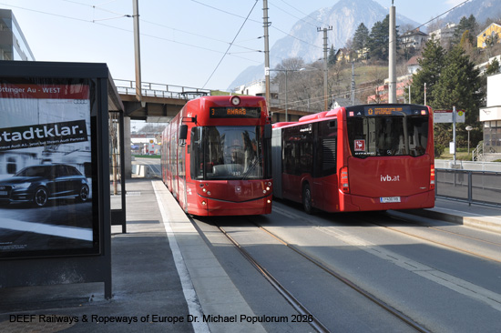 Straßenbahn Innsbruck Tramway Tram Tirol Österreich